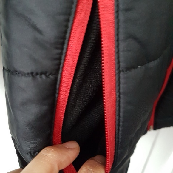 Coca Cola Puffer Embroidered Jacket Black Sz M - Picture 5 of 13